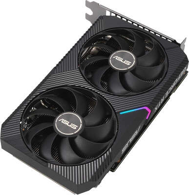 Видеокарта ASUS NVIDIA nVidia GeForce RTX 3060Ti Dual Mini V2 8Gb DDR6 PCI-E HDMI, 3DP