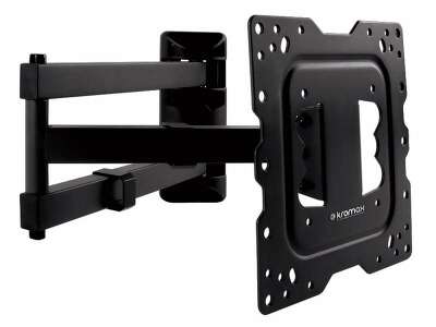 Кронштейн для телевизора Kromax DIX-18 черный 22"-65" макс.40кг настенный поворот и наклон
