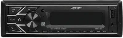 Автомагнитола Prology CMX-190 1DIN 4x55Вт v4.2 AUX 1 ПДУ (PRCMX190)