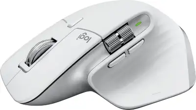 Мышь Logitech MX Master 3S светло-серый оптическая 8000dpi беспров. BT/Radio USB 5but (910-006560)