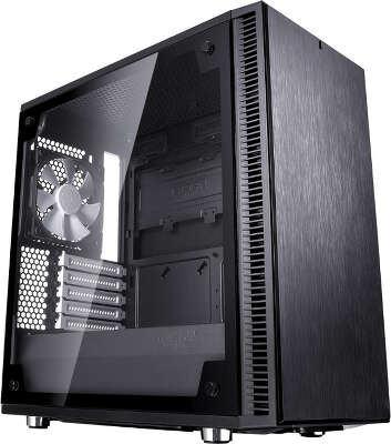 Корпус Fractal Design Define Mini C TG, черный, mATX, Без БП (FD-CA-DEF-MINI-C-BK-TG)