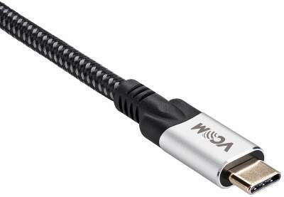 Кабель USB 3.1 Type-C(m)-DisplayPort(m), 1.8м, черный VCOM Premium (CU422MCV-1.8M)