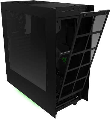 Корпус NZXT S340 Razer черный/зеленый без БП ATX 3x120mm 3x140mm 2xUSB3.0