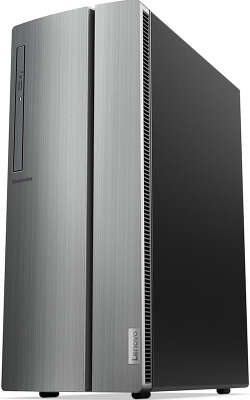 Компьютер Lenovo IdeaCentre 510-15ICB MT i7-8700/16/1000/256 SSD/GF GTX 1050Ti 4G/Multi/W10,серебристый/черный