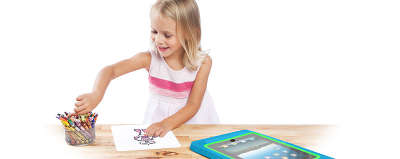 Детский чехол Griffin Lightboard для iPad