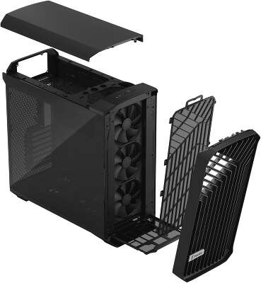Корпус Fractal Design Torrent Black TG Dark Tint, черный, EATX, Без БП (FD-C-TOR1A-06)