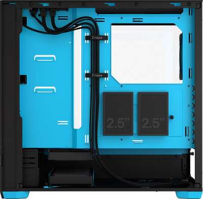 Корпус Fractal Design Pop Air RGB Cyan, черный/голубой, ATX, Без БП (FD-C-POR1A-02)