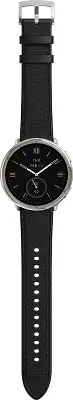 Смарт-часы Amazfit Active 2R A2437 Premium 43.9мм 1.32" AMOLED корп.серебристый рем.черный разм.брасл.:150-210мм (6970100377569)