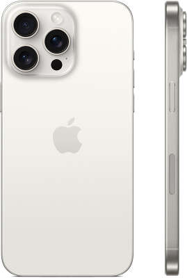 Смартфон Apple A3108 iPhone 15 Pro Max 1Tb белый титан моноблок 3G 4G 2Sim 6.7" 1290x2796 iOS 17 48Mpix 802.11 a/b/g/n/ac/ax NFC GPS GSM900/1800 Protect