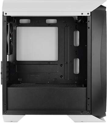 Корпус AeroCool Aero One Mini-G-WT-v1, черный/белый, mATX, Без БП (4710562752373)