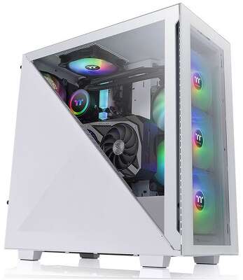 Корпус Thermaltake Divider 300 TG Snow ARGB CA-1S2-00M6WN-01 White/Win/SPCC/Tempered Glass*2/120mm Standard CA-1S2-00M6WN-01 Fan*1/120mm ARGB Fan*3 (527590)