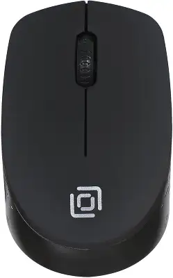 Мышь Оклик 486MW черный оптическая 1600dpi беспров. USB для ноутбука 3but (1196555)