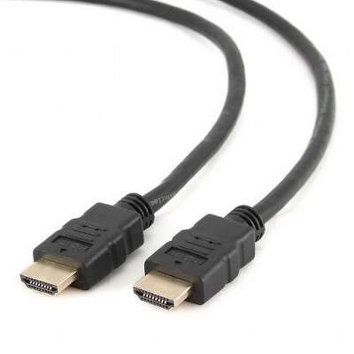 Кабель HDMI Cablexpert CC-HDMI4-15, 4.5м, v2.0, 19M/19M, черный, позол.разъемы, экран, пакет