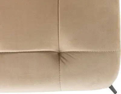 Стул для дома Бюрократ CH-K1 бежевый Holland 06 металл черный на ножках (CH-K1_1/HL07)