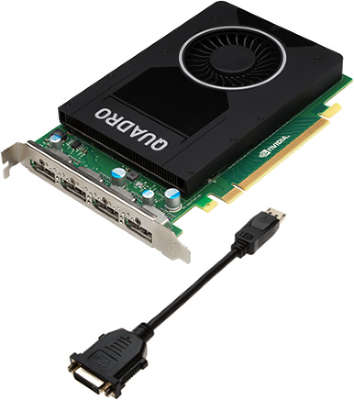 Видеокарта PNY Quadro M2000 4GB PCI-E 2xDPx2160 128-bit DDR5 768 Cores 4xDP