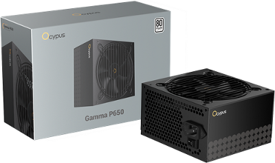 блок питания Ocypus Gamma P650, 650W, APFC, 80+, 120mm Fan (P650-W)