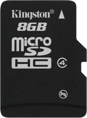 Карта памяти 8 Гб Micro SDHC Kingston Class 4 [SDC4/8GBSP]