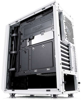 Корпус Fractal Design Meshify C TG, белый, ATX, Без БП (FD-CA-MESH-C-WT-TGC)