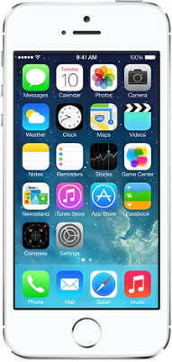 Смартфон Apple iPhone 5S [FF353RU/A] 16 GB silver "как новый"