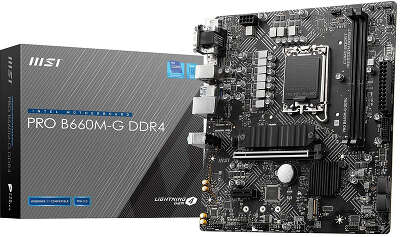 Материнская плата mATX LGA1700 MSI PRO B660M-G DDR4