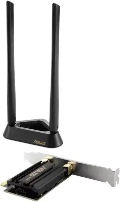 Сетевой адаптер Wi-Fi + Bluetooth Asus PCE-AXE59BT AXE5400 PCI Express x1 2ант.