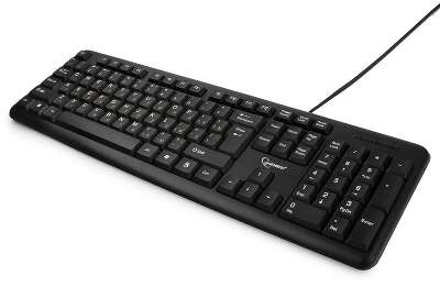 Клавиатура Gembird KB-8320U-BL {черный,USB, 104 клавиши}