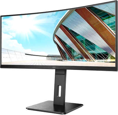 Монитор 34" AOC CU34P2A VA 3440x1440 HDMI, DP, USB-Hub