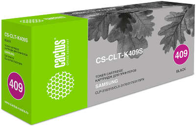 Картридж лазерный Cactus CS-CLT-K409S CLT-K409S черный (1500стр.) для Samsung CLP-310/315/CLX-3170/3175/3175FN
