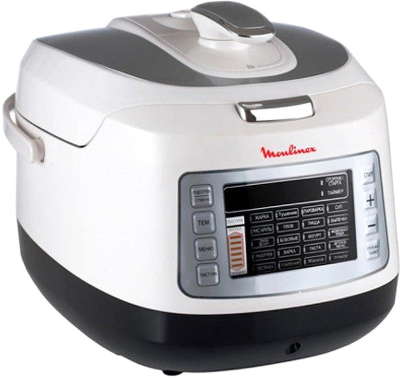Мультиварка-скороварка Moulinex CE503132 белый/черный
