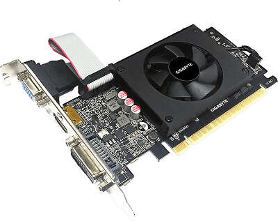 Видеокарта GIGABYTE nVidia GeForce GT710 2Gb DDR5 PCI-E VGA, DVI, HDMI