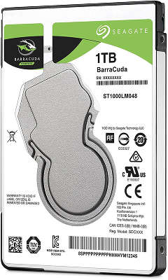 Жёсткий диск 2.5" SATA-III 1TB [ST1000LM048] Seagate BarraCuda , 5400rpm, 128MB Cache