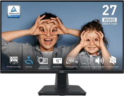 Монитор 27" MSI Pro MP275Q IPS WQHD HDMI, DP
