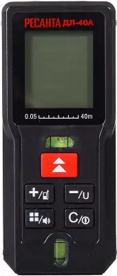Лазерный дальномер Ресанта ДЛ-40A 2кл.лаз. 670нм цв.луч. красный в кейсе (61/10/526)