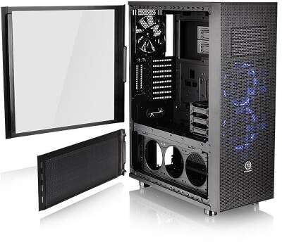 Корпус Thermaltake Core X71 Tempered Glass Edition, Window, черный, ATX, без БП (CA-1F8-00M1WN-02)