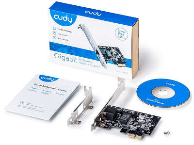 Сетевой адаптер Gigabit Ethernet Cudy PE10 PCI Express
