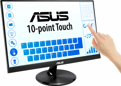 Монитор ASUS 21,5" VT229H IPS Touch 1920x1080 75Hz 5ms 250cd D-SUB HDMI USB MM Black