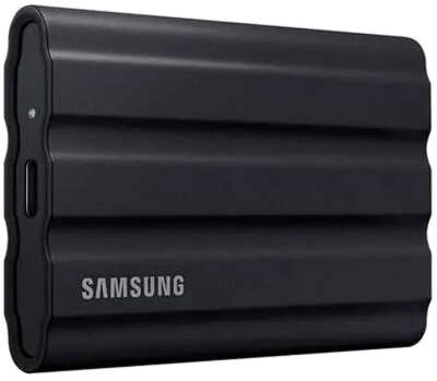 Внешний SSD Samsung 4Tb T7 Shield 1.8", USB 3.2/Type-C, черный (MU-PE4T0S/WW]
