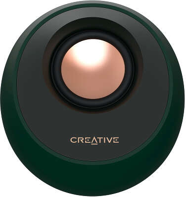 Колонки Creative Pebble Pro 2.0 черный/темно-зеленый 10Вт BT портативные
