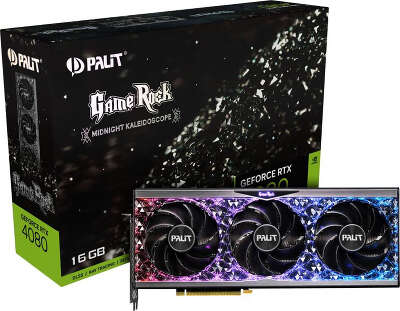 Видеокарта Palit NVIDIA nVidia GeForce RTX 4080 GAMEROCK 16Gb GDDR6X PCI-E HDMI, 3DP