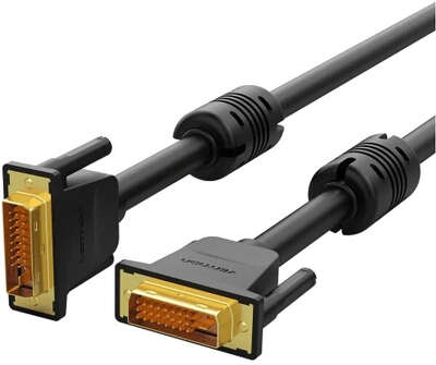 Кабель Vention DVI-I Dual link 24+5M/VGA 15M с ферритовым фильтром - 3м.
