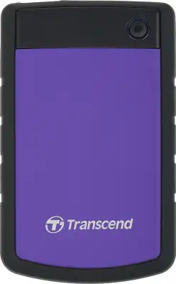 Жесткий диск Transcend USB3.0 1TB TS1TSJ25H3P StoreJet 25H3P (5400rpm) 2.5" фиолетовый