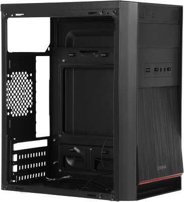 Корпус Digma DC-MATX100-U2, черный, mATX, Без БП (DC-MATX100-U2)