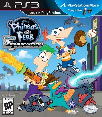Игра для PS3  Disney Финес и Ферб. Покорение 2-ого измерения (с поддержкой PS Move)