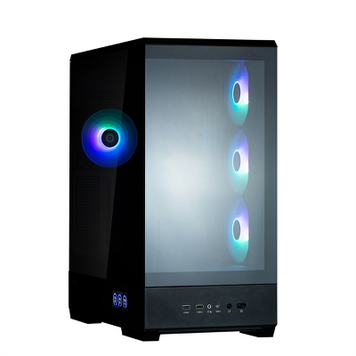 корпус ZALMAN P50 DS, ATX, BLACK, WINDOW, 2x3.5", 3x2.5", 1xUSB TYPE-C, 2xUSB3.0, SIDE 3x120mm ARGB, REAR 1x120mm ARGB