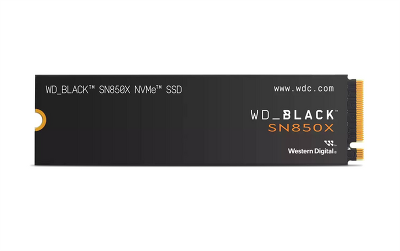 Твердотельный накопитель Western Digital Black SN850X SSD M2.2280 PCIe 4.0 1Tb, 7300MBs/6300MBs, TBW 600, WDS100T2X0E, 1 year
