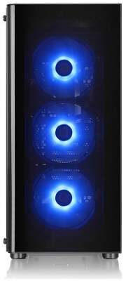 Корпус MidTower Thermaltake V200 Tempered Glass RGB Edition black (mATX, без БП, RGB, 3xUSB Type-A) (CA-1K8-00M1WN-01)