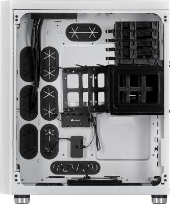 Корпус Corsair Crystal, белый, ATX, Без БП (CC-9011169-WW)