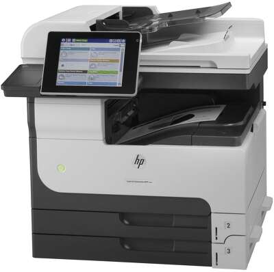 HP LaserJet Enterprise M725dn А4, МФУ, лазерное, черно-белое, 41стр/мин, 1200dpi, 800МГц, 1024Мб, 320Гб, 100АПД, AirPrint/USB/Ethernet,10000стр/картридж, (CF066A)