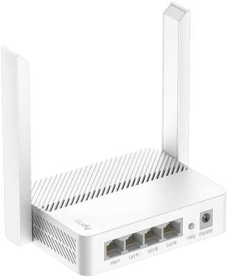 Маршрутизатор CUDY WR300 N300 Wi-Fi Router, Chipset MediaTek, 802.11b/g/n,300Mbps at 2.4GHz, 4 Ч 10/100Mbps Ports, 2 Ч 5dBi fixed antennas, WiFi router/AP/ Repeater/WISP Mode, Guest network, WPS, DDNS, VPN Client, IPv6, Cudy APP