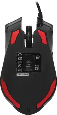 Мышь A4Tech Bloody Q82 черный/рисунок оптическая 6200dpi USB3.0 8but